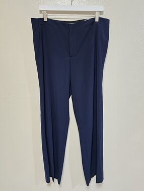Vince Wide Leg Navy Trousers Size 12